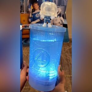 New Fantastic Four First Steps Sue Storm Light Up Cup & Topper AMC Exclusive